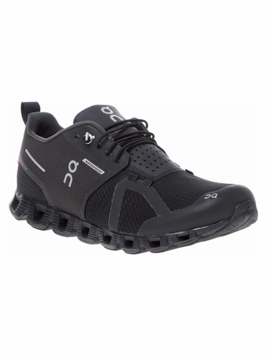 On Running Shoes - ON RUNNING • Black Waterproof Athletic Shoes, 9